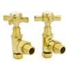 Hot Flow | Bayou Cross-Head Traditional Manual Radiator Valves (Pair)