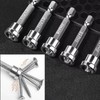 WADY 5 Pcs Magnetic Positioning Screwdriver Bits, Drywall Screw Setter