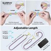 SURPHY Phone Lanyard with Patch, Adjustable Crossbody Phone Strap, Neck