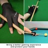 AONAYO Single Pack Billiard Gloves, Billiard Glove Left, Snooker Gloves,
