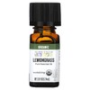 Aura Cacia Organic Lemongrass Essential Oil, GC/MS Tested for Purity,