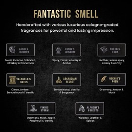 The Beard Struggle - Radiance Beard Wash - Gold Collection, Asgardian Secret - Cleanse, Nourish, & Softens Beard - Viking Beard Wash for Men (8 Fl oz)