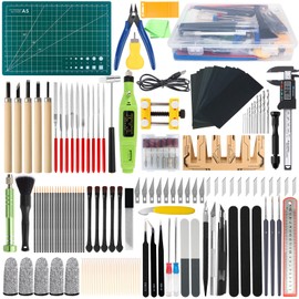 200 Pcs Gundam Tool Kit, Professional Model Tool Kit for Gundam, Modeling Tools for Plastic Models, Gunpla Tool Kits for Adults, Model Building Tools Hobby Tools Craft Set for Repairing and Fixing