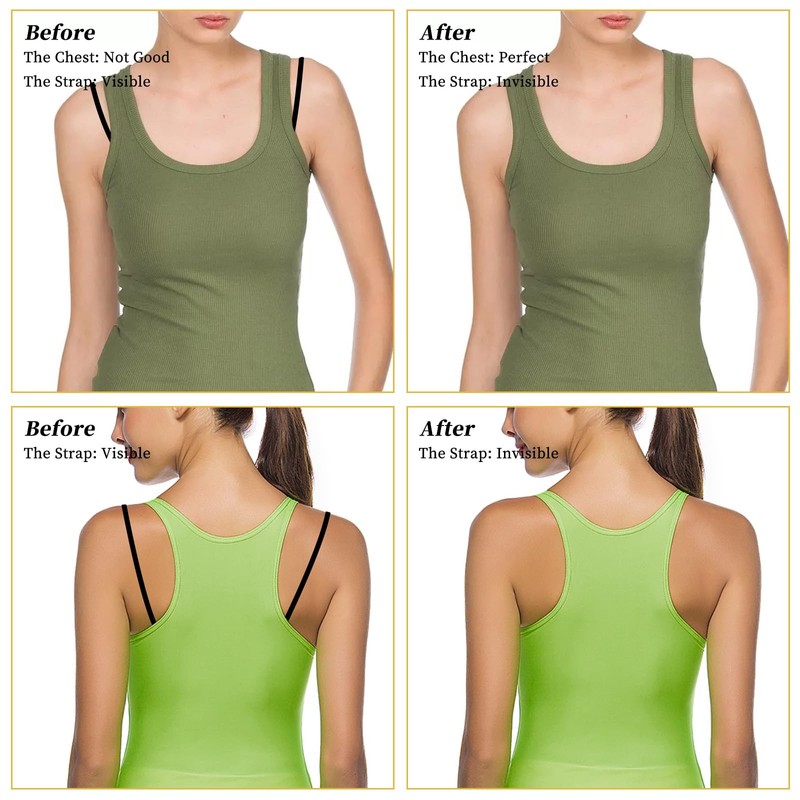 3 Pairs Bra Strap Clips Women's Bra Strap Holders for