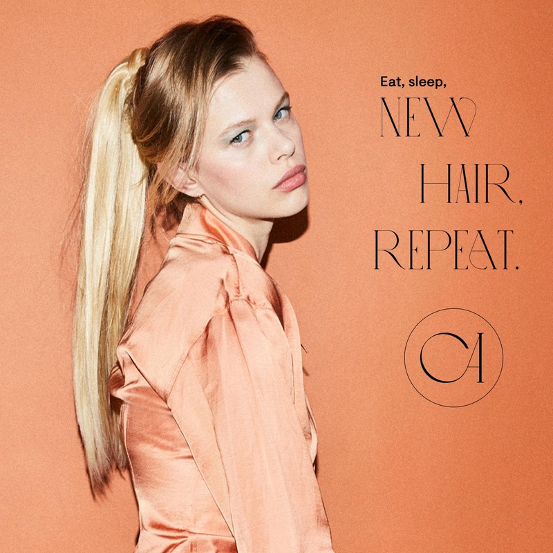 PRETTYSHOP 60 cm Hairpiece HC14, Straight Ponytail Braid Hair Extension,