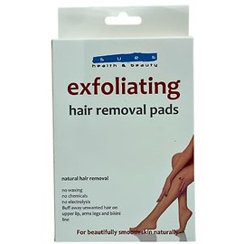 Exfoliating Hair Removal Pads For Smooth and Hair-Free Skin – Hair Remover on Top Lip, Legs, & Forearms