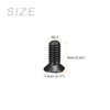METALLIXITY Phillips Flat Head Screws (M2.5 x 6mm) 150Pcs, Carbon