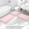 Grandaily Memory Foam Bath Mat Rug 30x20, Ultra Soft, Non-Slip