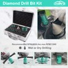 LEKOMESH Diamond Core Drill Bits Set 8pcs Tile Hole Saw