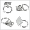 4 Pack Tie Ring on Plate Tie Rings for Equestrian