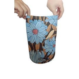 Heal with Appeal Amputee stump sock, Blue Dandelions V1, 3Ply stump sock