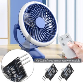 ECSiNG New Electric Unit KY-022 Receiver Universal IR Infrared Receiver Sensor Receiver Module Detector DIY Starter Kit Pack of 10