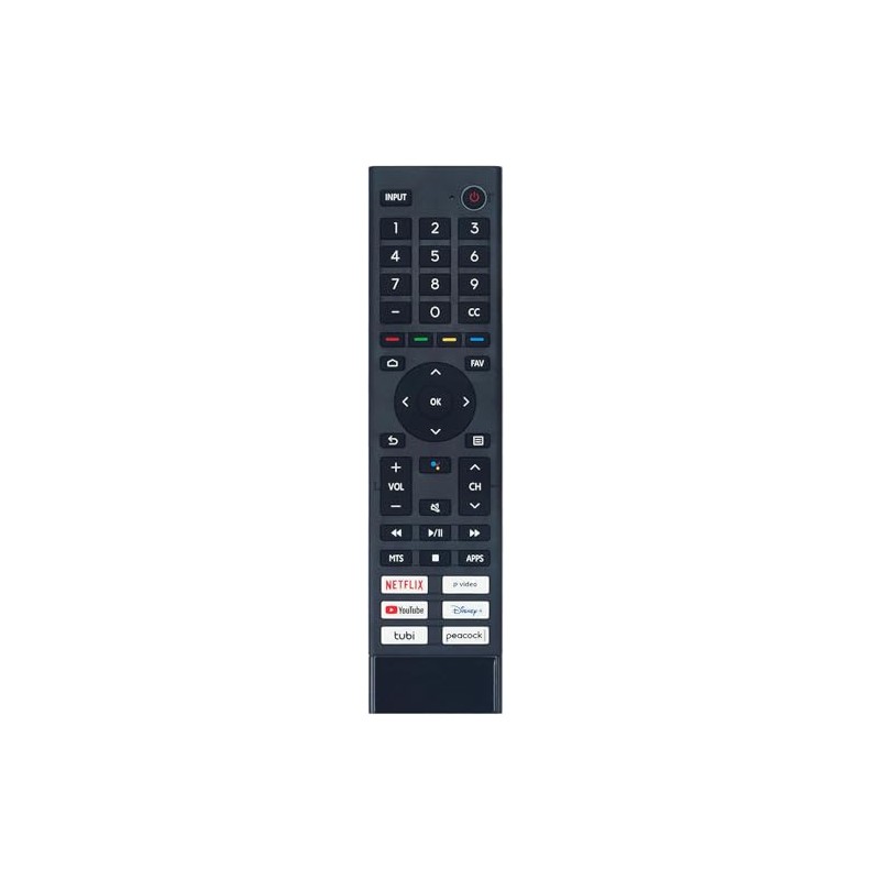 Mando universal para Hisense Smart Google TV, compatible con televisores