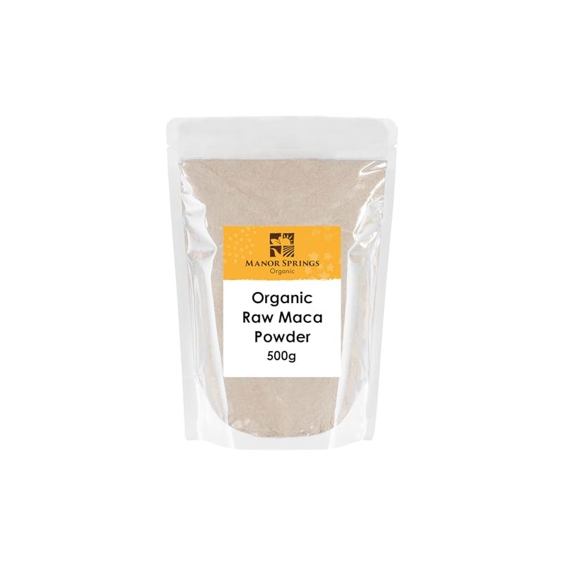 Organic Raw Maca Powder 500g by Manor Springs Organic