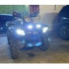 SHENKENUO 2x 150W 6000K LED Headlight Bulbs For Polaris Ranger