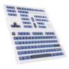 PBT Keycaps 128 Keys Japanese Keycaps Cherry Height DIY Practical