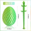 3D Printed Dragon Eggs - Dragon eggs contain dragon -