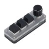Custom Keypad 3 Key 1 Knob Mini Mechanical Keypad with