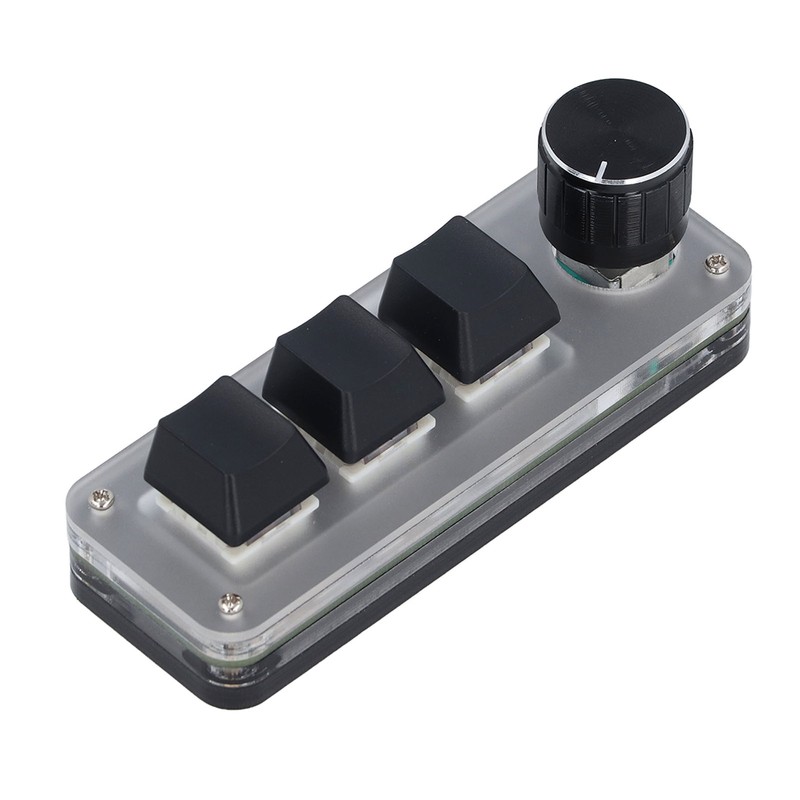 Custom Keypad 3 Key 1 Knob Mini Mechanical Keypad with