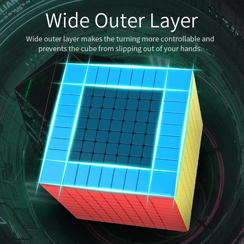 LiangCuber Moyu Meilong 9X9 Magic Cube stickerless Meilong Speed Cube