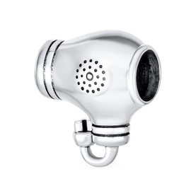 Fashion Diva Hairdresser Dresser Beauty Salon KaMM Scissors Dangle Bead Charm For Women .925 Sterling Silver Fits European Bracelet, Sterling Silver, No Gemstone