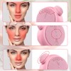 Cepillo Limpiador Facial de Silicona, Función de Luz Roja y