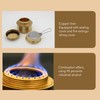 Spirit Burner Copper Windproof Portable Aluminium Alloy Alcohol Backpacking Stove