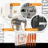 BGTEC Dry Diamond Drill Bits 2pcs 1/4" with Quick Change