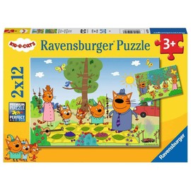 Ravensburger Children's Puzzle - 05079 Family Day in Nature - Puzzle for Children from 3 Years with 2 x 12 Pieces