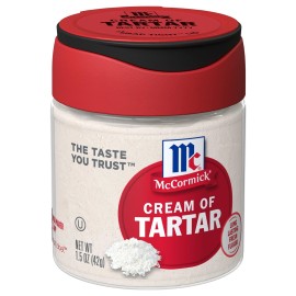 McCormick Cream of Tartar 1.5 oz Pack of 6 Natural Baking Essential for Holiday Desserts
