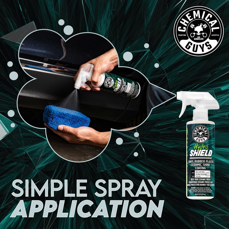 Chemical Guys HydroShield Vinyl Rubber and Plastic Ceramic Shine Coating