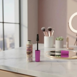 Mascara Pestañas Rimel Negro Contra Agua Prosa Profesional Color Negro Oscuro