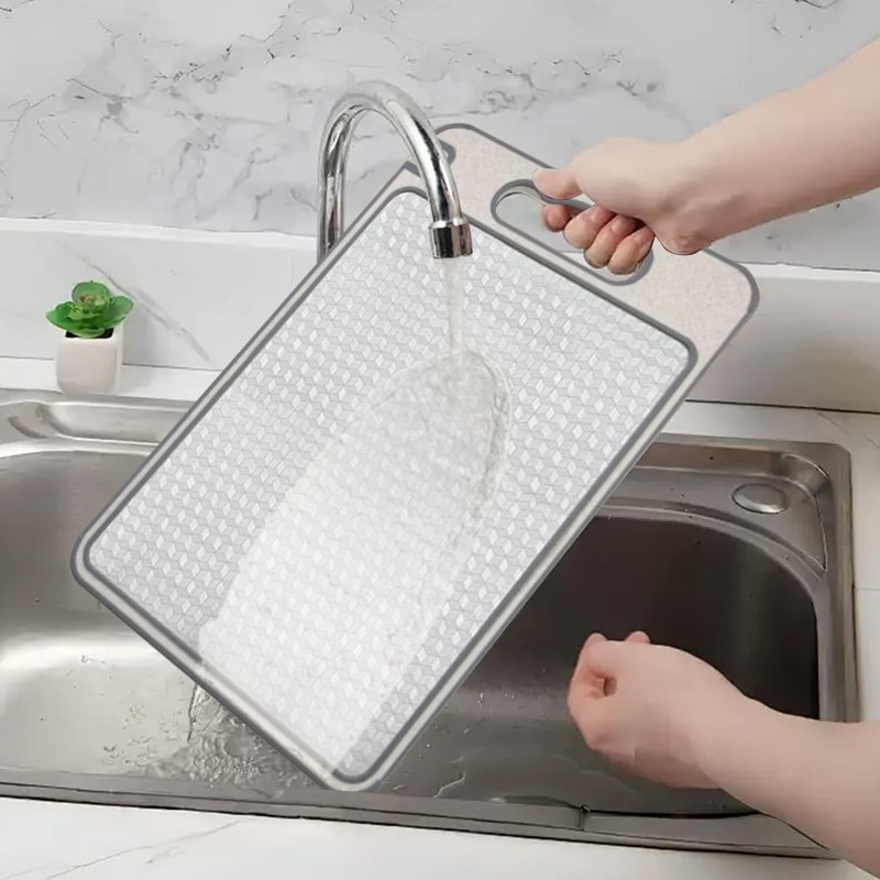 Leogony Stainless Steel Chopping Board, Titanium Cutting Board for Kitchen