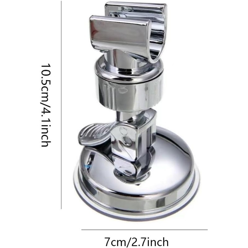 Bathroom Suction Cup Handheld Shower Head Bracket, 2Pcs Rotatable Bathroom