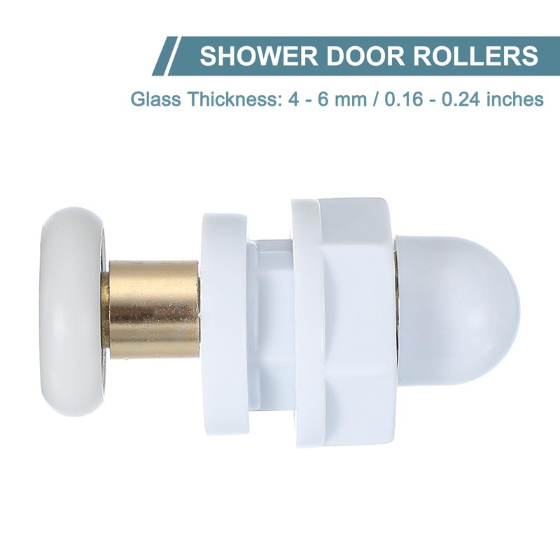 sourcing map 19mm Shower Door Rollers, Sliding Shower Doors Runners