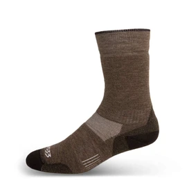 Calcetines de caza hechos en Estados Unidos - Calcetines de caza - Lana merino - Patrimonio de la Montaña, Café ligero S56, Large