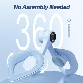 Lqyom Thigh Master with Display Counter, 360° Pelvic Floor Exercise Devices, Inner Thigh Exerciser for Women, Hip & Leg Workout Device for Postpartum Recovery, Blue