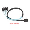 12GBPS Mini SAS HD SFF 8643 to 4 SATA 3.0