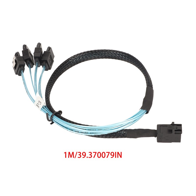 12GBPS Mini SAS HD SFF 8643 to 4 SATA 3.0