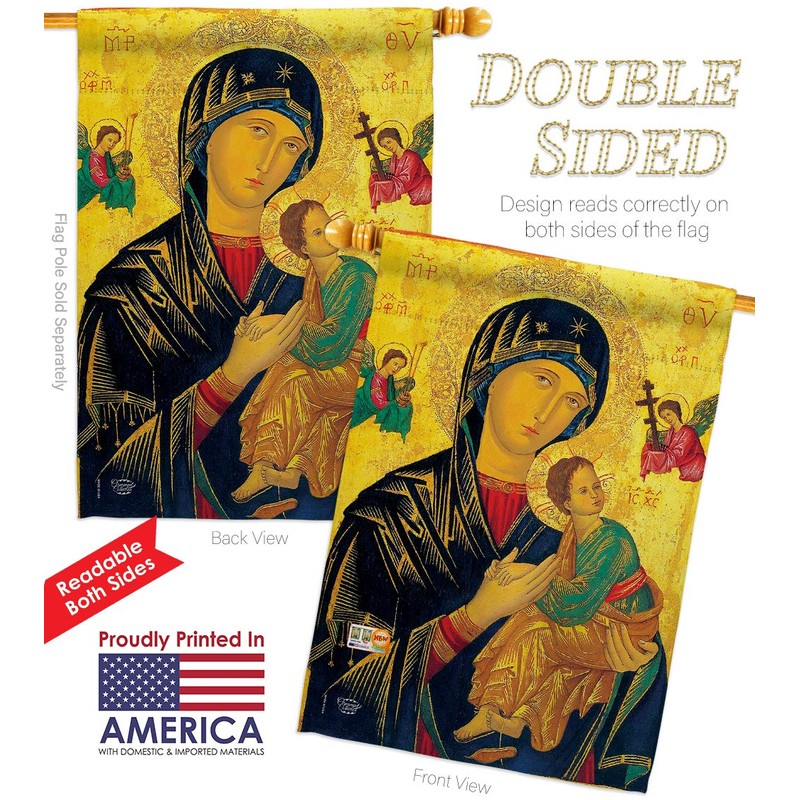 Ornament Collection HS192081-BO-02 Our Lady of Perpetual Help Inspirational Faith