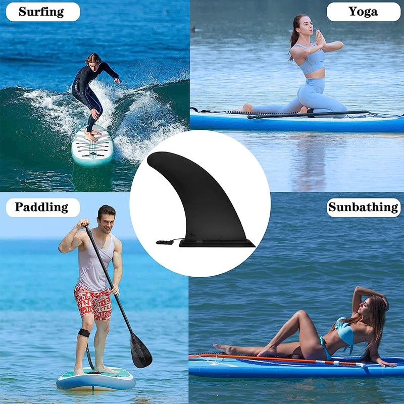 FENGCHUANG Removable Universal SUP Fin, Surfboard Fins Paddle Board Accessories,