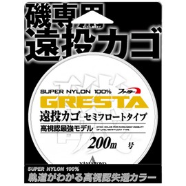 Yamatoyo Gresta Far Throw Basket, Semi-Float Type, 668.4 ft (200 m), Yellow, No. 6