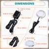 Lvyinyin Single Under Cabinet LED Puck Light, Curio Display Case