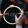 SZCXDKJ 4Pcs 4 Sizes Round Embroidery Hoop Plastic Circle Cross