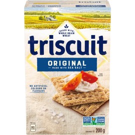 TRISCUIT Crackers, Original Flavour, 1 Box (200g/7.1 oz) (Imported from Canada)
