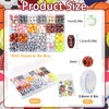 400 Pcs Sports Ball Beads for Jewelry Making, Acrylic Sports