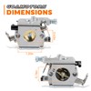 GoaMotors MS250 Carburetor Kit with Air Filter Fuel Filter Fuel