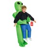 Morph Kids Inflatable Alien Costume, Blow Up Alien Outfit for