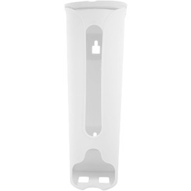 Dispensador de bolsas de plástico para montar en la pared. Organizador grande blanco para guardar de la compra y bolsas de basura. Soporte decorativo para la cocina y el comedor