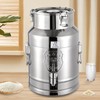 304 Stainless Steel Beverage Drink Dispenser with Spigot, Milk Can